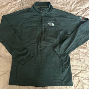 North face men’s 3/4 zip